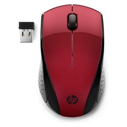 Rat�n Inal�mbrico HP 220/ Hasta 1600 DPI/ Rojo