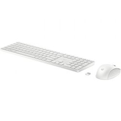 Teclado y Rat�n Inal�mbricos HP 650/ Blanco