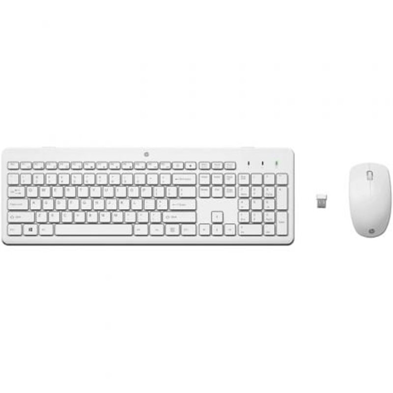 Teclado y Rat�n Inal�mbricos HP 230/ Blanco