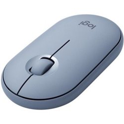 Rat�n Inal�mbrico por Bluetooth/ 2.4GHz Logitech Pebble M350/ Hasta 1000 DPI/ Gris Azulado