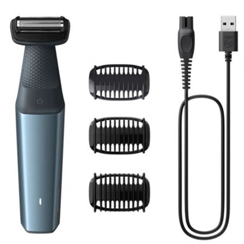 Afeitadora Philips Bodygroom Series 3000 BG3027/ con Bater�a/ 3 Accesorios