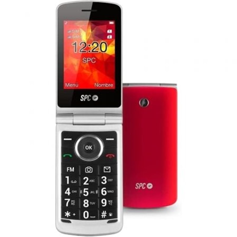 Tel�fono M�vil SPC Opal para Personas Mayores/ Rojo