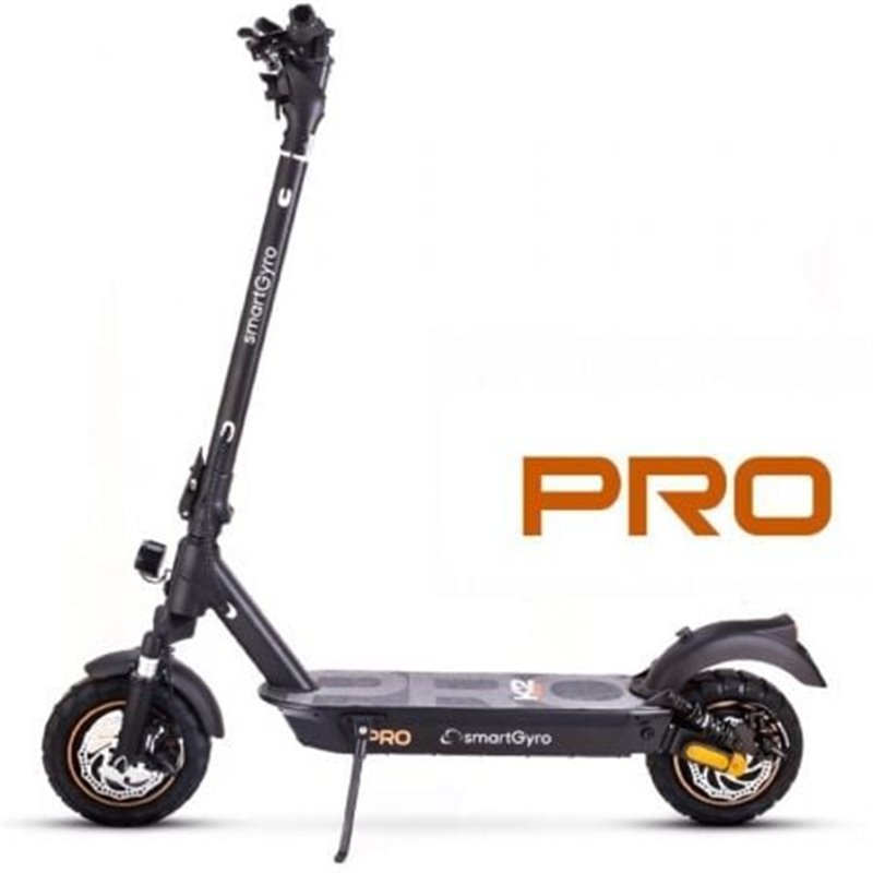 Patinete El�ctrico SmartGyro K2 Pro Black Certificado/ Motor 1000W/ Ruedas 10"/ 25km/h /Autonom�a 60km/ Negro