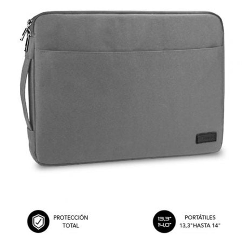 Funda Subblim Urban Laptop Sleeve para Port�tiles hasta 14"/ Gris