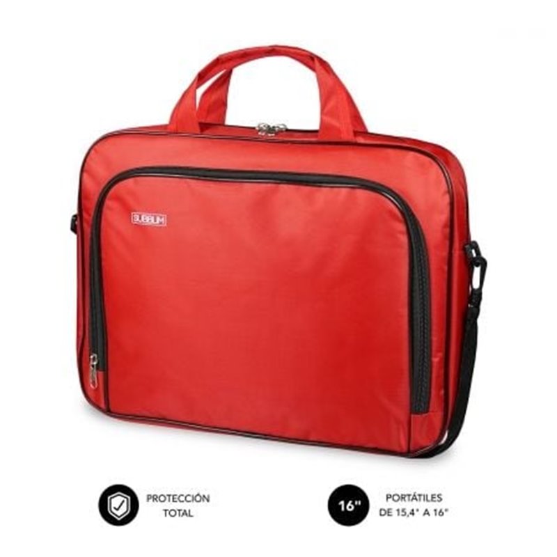 Malet�n Subblim Oxford para Port�tiles hasta 16"/ Rojo