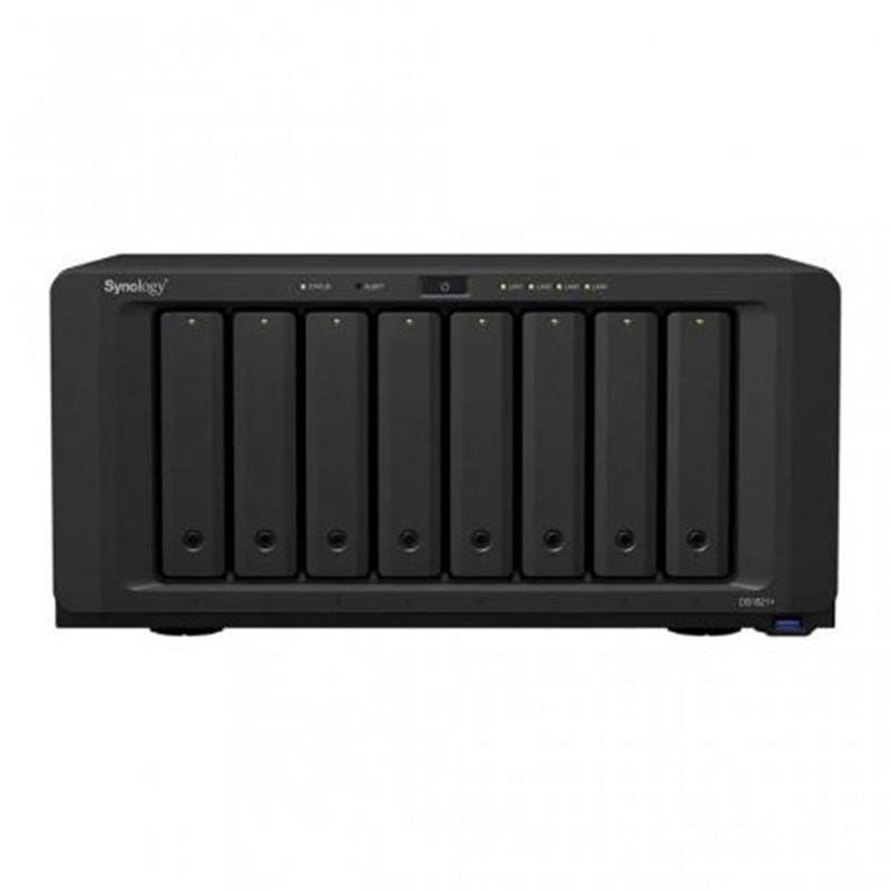 NAS Synology Diskstation DS1821+/ 8 Bah�as 3.5"- 2.5"/ 4GB DDR4/ Formato Torre