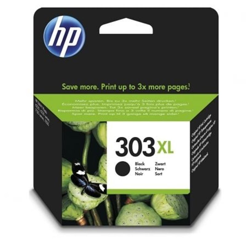 Cartucho de Tinta Original HP n�303 XL Alta Capacidad/ Negro