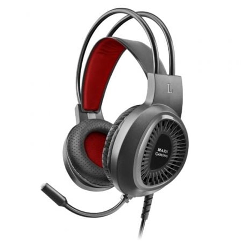 Auriculares Gaming con Micr�fono Mars Gaming MH120/ Jack 3.5/ Negros