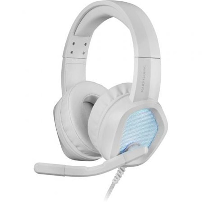 Auriculares Gaming con Micr�fono Mars Gaming MH320/ Jack 3.5/ Blancos