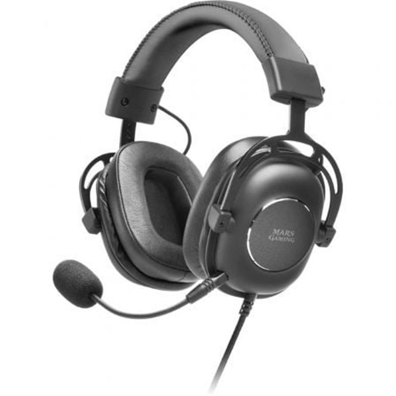 Auriculares Gaming con Micr�fono Mars Gaming MH6/ Jack 3.5/ USB 2.0/ Negros