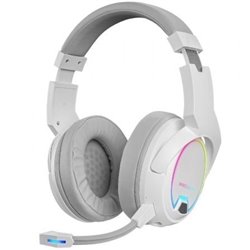 Auriculares Gaming Inal�mbricos con Micr�fono Mars Gaming MHW100/ Jack 3.5/ Blancos