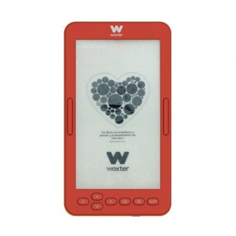 Libro Electr�nico Ebook Woxter Scriba 195 S/ 4.7"/ Tinta Electr�nica/ Rojo