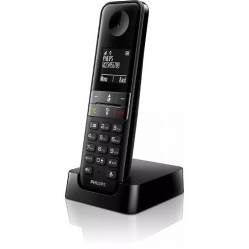 Tel�fono Inal�mbrico Philips D4701B/34/ Negro