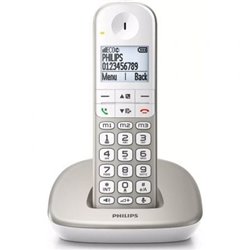 Tel�fono Inal�mbrico Philips XL4901S/23/ Plata y Blanco