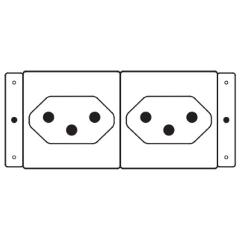 Kramer Electronics TS-2CH toma de corriente