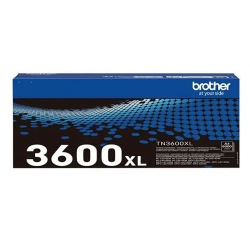 T�ner Original Brother TN3600XL Alta Capacidad/ Negro