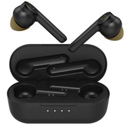 Auriculares Bluetooth Hiditec Vesta 90's Limited Edition con estuche de carga/ Autonom�a 8h/ Negros