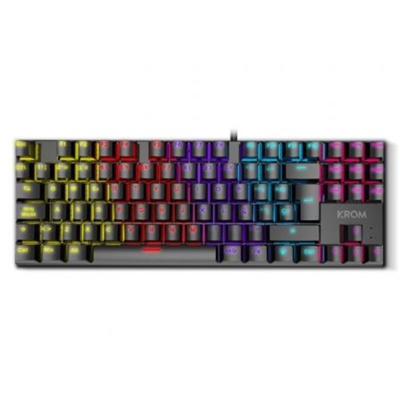 Teclado Gaming Mec�nico Krom Kasic TKL/ Negro