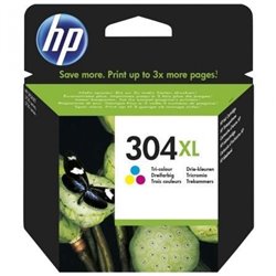 Cartucho de Tinta Original HP n�304 XL Alta Capacidad/ Tricolor