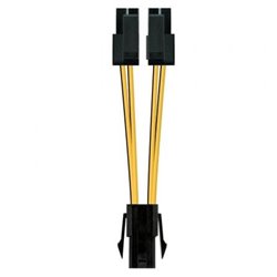 Cable de Alimentaci�n Microprocesador Nanocable 10.19.1401/ Molex -4+4 PIN Macho - Molex 4 PIN Hembra/ 15cm