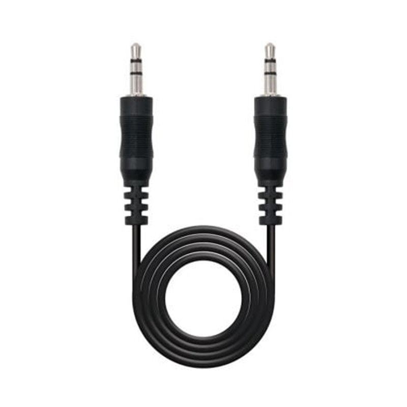 Cable Est�reo Nanocable 10.24.0103/ Jack 3.5 Macho - Jack 3.5 Macho/ 3m/ Negro