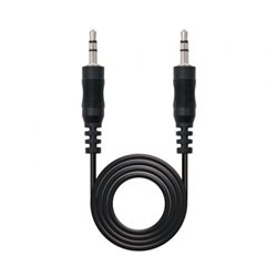 Cable Est�reo Nanocable 10.24.0105/ Jack 3.5 Macho - Jack 3.5 Macho/ 5m/ Negro