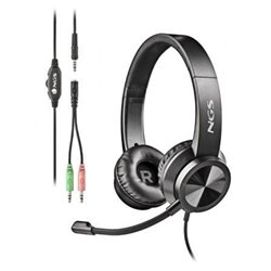 Auriculares NGS MSX 11 Pro/ con Micr�fono/ Jack 3.5/ Negros