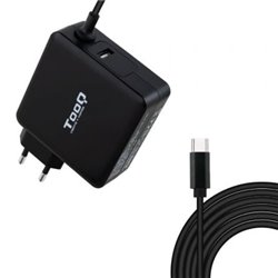 Cargador de Port�til TooQ TQLC-USBC65PD USB Tipo-C/ 65W/ Autom�tico/ Voltaje 5-20V/ 1x USB