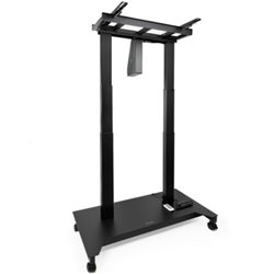 Soporte de Suelo El�ctrico/ Inclinable/ Ajustable con Ruedas TooQ UROS FSM03-B para TV 52-84"/ hasta 100kg