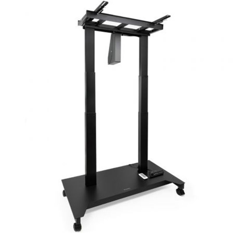 Soporte de Suelo El�ctrico/ Inclinable/ Ajustable con Ruedas TooQ UROS FSM03-B para TV 52-84"/ hasta 100kg