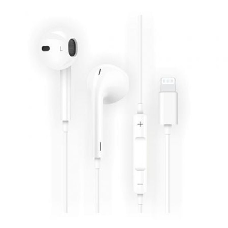 Auriculares Intrauditivos Tech One Tech earTECH HIP TEC1201/ con Micr�fono/ Lightning/ Blancos