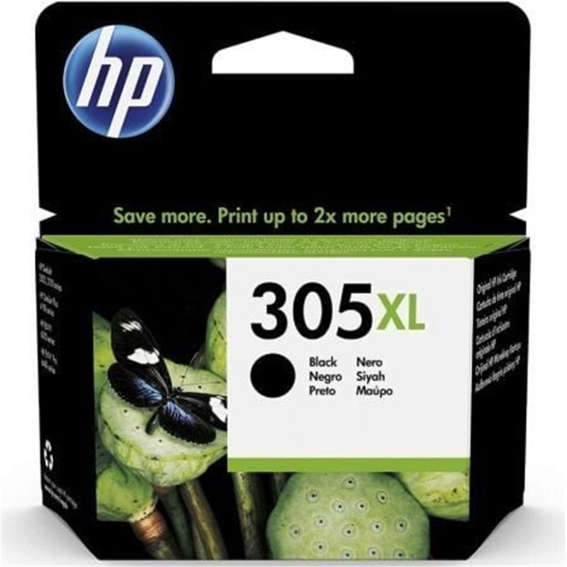 Cartucho de Tinta Original HP n�305 XL Alta Capacidad/ Negro