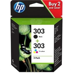 Cartucho de Tinta Original HP n�303 Multipack/ Negro/ Tricolor