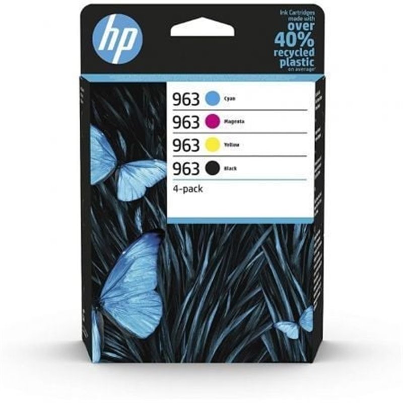 Cartucho de Tinta Original HP n�963 Multipack/ Cian/ Magenta/ Amarillo/ Negro