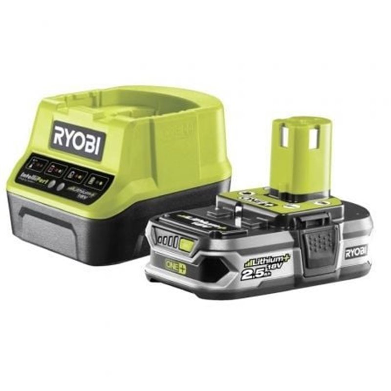 Cargador + Bater�a de litio Ryobi ONE+ RC18120-125/ 18V 2,0Ah