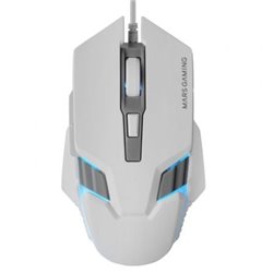 Rat�n Gaming Mars Gaming MM024/ Hasta 4000 DPI/ Blanco