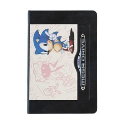 Cuaderno A5 premium Megadrive Sonic