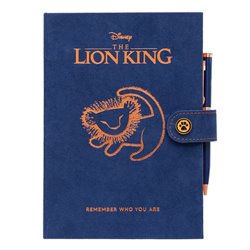 Cuaderno A5 premium + boligrafo El Rey Leon Disney