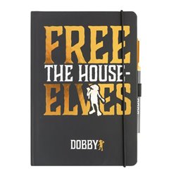 Cuaderno A5 premium + boligrafo Dobby Harry Potter