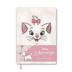 Cuaderno A5 premium felpa Marie Los Aristogatos Disney