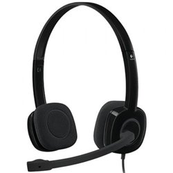 Auriculares Logitech H151/ con Micr�fono/ Jack 3.5/ Negros