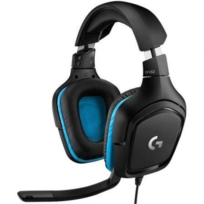 Auriculares Gaming con Micr�fono Logitech G432/ USB 2.0/ Jack 3.5/ Negros