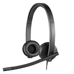 Auriculares Logitech H570E/ con Micr�fono/ USB/ Negros