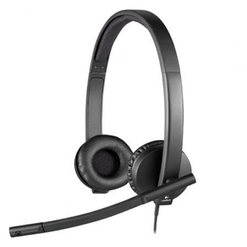 Auriculares Logitech H570E/ con Micr�fono/ USB/ Negros