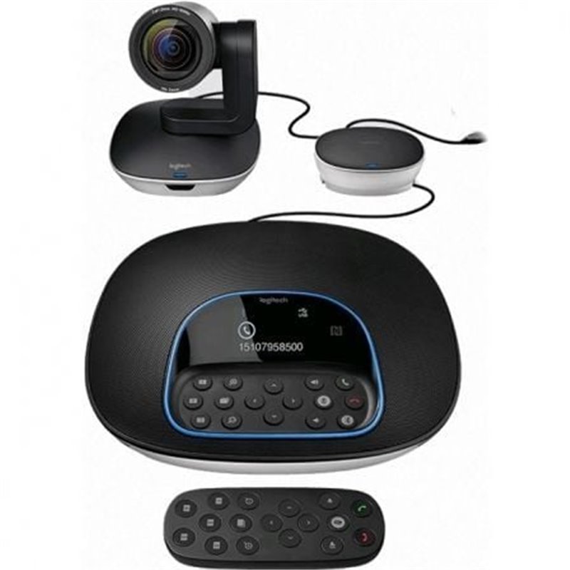 Sistema de  Videoconferencia Logitech Group/ Enfoque Autom�tico/ Full HD