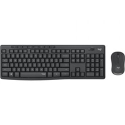 Teclado y Rat�n Inal�mbricos Logitech Silent Touch MK295/ Grafito