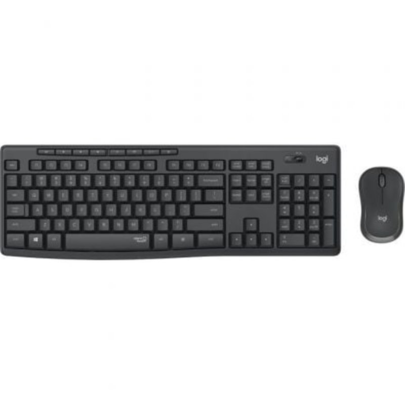 Teclado y Rat�n Inal�mbricos Logitech Silent Touch MK295/ Grafito