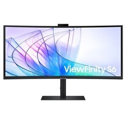 Monitor Profesional Ultraparon�mico Curvo Samsung ViewFinity S6 S34C652VAU 34"/ UWQHD/ Webcam/ Multimedia/ Negro