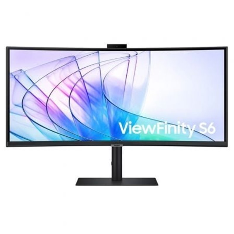 Monitor Profesional Ultraparon�mico Curvo Samsung ViewFinity S6 S34C652VAU 34"/ UWQHD/ Webcam/ Multimedia/ Negro