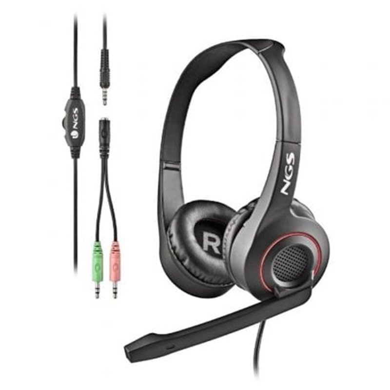 Auriculares NGS MSX 10 Pro/ con Micr�fono/ Jack 3.5/ Negros